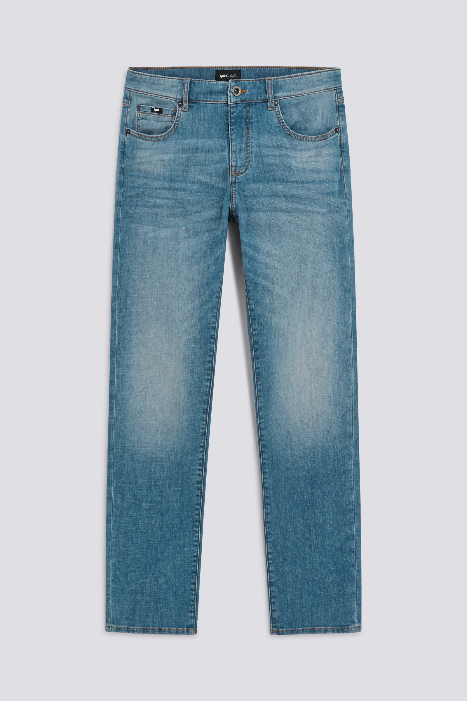 GAS SPODNIE ALBERT SIMPLE DENIM STRETCH - obrazek 3